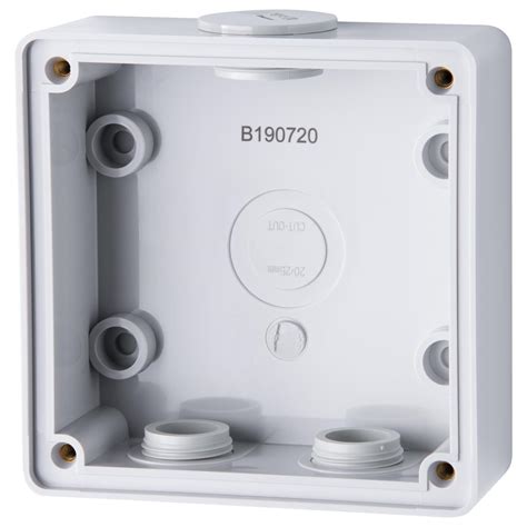 3.75 x 2 x 3.5 electrical box|shallow outdoor round electrical box.